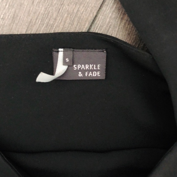 SPARKLE AND FADE Cold Shoulder Mini Dress - Picture 3 of 3